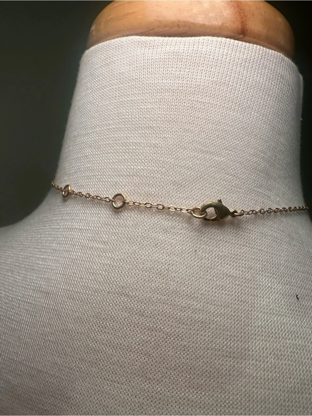 Emerald-Cut Seafoam Green Stone Necklace – Delicate Gold Chain